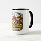 Mug Combo Personnalisé, 450 ml (Devant droit)