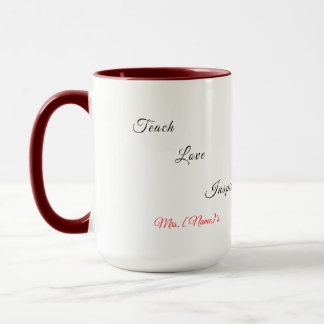 Mug Combo Professeur de Maternelle Personnalisé