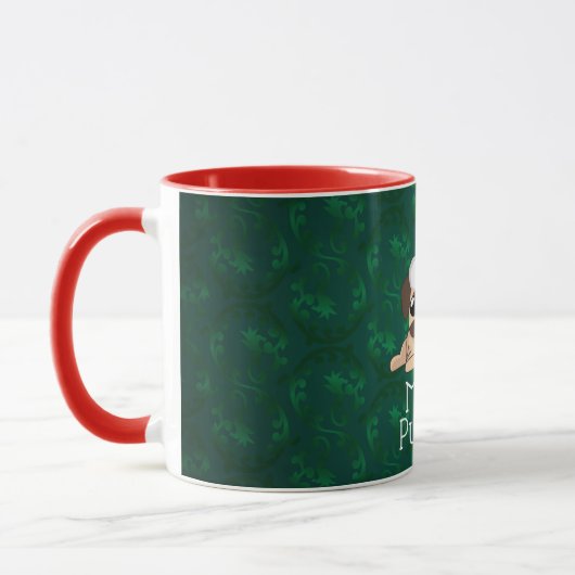 Mug Combo Pug de Noël (Gauche)