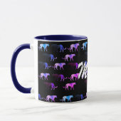 Mug Combo Puma Cats Nom personnalisé Sonnerie (Gauche)