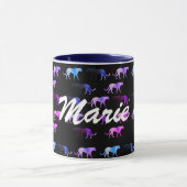 Mug Combo Puma Cats Nom personnalisé Sonnerie (Centre)
