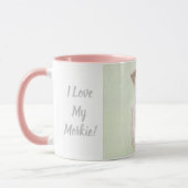 Mug Combo Rose Morkie Chien (Gauche)