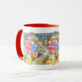 Mug Combo Rouge pour l'Histoire du Coucher (Devant gauche)