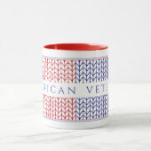 Mug Combo Rouge "VÉTÉRANS AMÉRICAINS" (Centre)