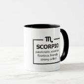 Mug Combo Scorpio céleste (Devant droit)