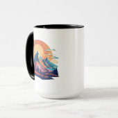 Mug combo Serene Mountain Scene - 15 oz (Devant gauche)