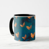 Mug Combo Sonnerie Cœurs Dorés (Devant gauche)
