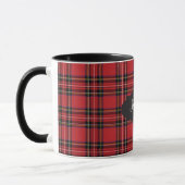 Mug Combo Tartan Rouge Prépa (Gauche)