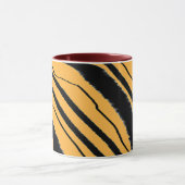 Mug Combo Tiger Print Maroon (Centre)