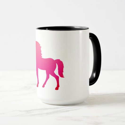 Mug Combo Unicorne Rose (Devant droit)