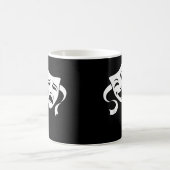 Mug Comédie & Tragédie Théâtre Masques blancs Drôle Ho (Centre)