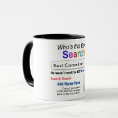 Mug Comédien - Drôle Meilleur sur mesure de recherche  (Devant gauche)