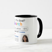 Mug Comédien - Drôle Meilleur sur mesure de recherche  (Devant droit)