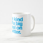 Mug Comedy™ générique/affaire sur le Twitter. (Devant droit)