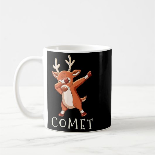 Mug Comet Santas Reindeers Family Matching Outfit Chri (Gauche)