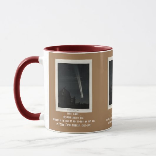 Mug Comet Tebbutt — la Grande Comète de 1881 (Gauche)