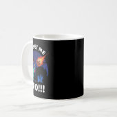 Mug Comète moi frère drôle boxe T Rex dinosaure Pun Ex (Devant gauche)