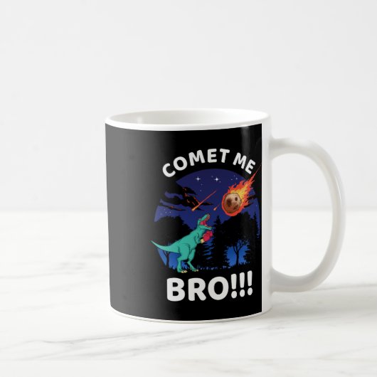 Mug Comète moi frère drôle boxe T Rex dinosaure Pun Ex (Droite)