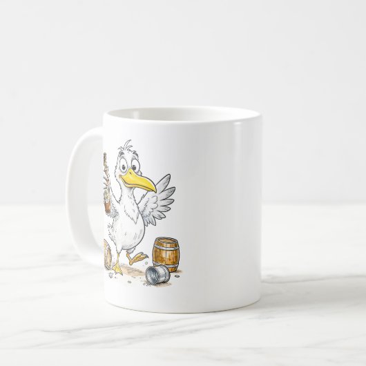 Mug Comic Bird Barrel Dance (Devant gauche)