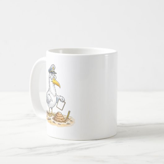 Mug Comic Bird Worm Inspector (Devant gauche)