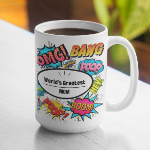 Mug Comic Book Sounds World's Greatest Theme