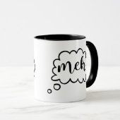 Mug Comic Bubble Meh Café (Devant droit)