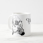 Mug Comic linéart magna (Devant gauche)