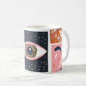 Mug Comic Nature Space : Illustration d'automne (Devant droit)