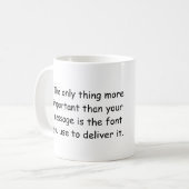 Mug Comic Sans (Devant gauche)