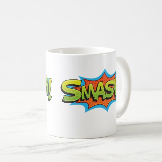 Mug Comic Smash ! (Devant droit)
