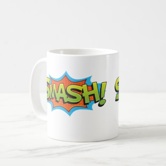 Mug Comic Smash ! (Devant gauche)