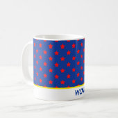 Mug Comics Funny Superhero Stars WONDER MOM Fun (Devant gauche)