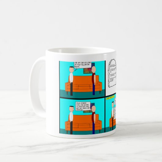 Mug Comique (Devant gauche)