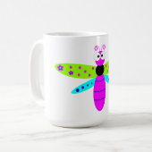 Mug Comique de dessin unique avec caractères anthro (Devant gauche)