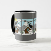 Mug Comique de sécurité d'abord (Devant gauche)