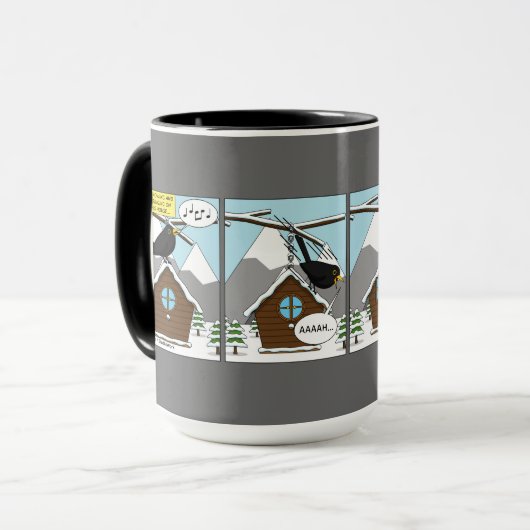 Mug Comique de sécurité d'abord (Devant gauche)