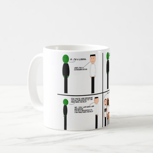 Mug Comique politique (Devant gauche)