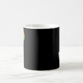 Mug Comma-la avec Cat mignon Kamala Rainbow Design (Centre)