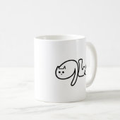 Mug Comma La Cat Ladies pour Kamala (Devant droit)