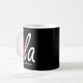 Mug Comma La Cat Lady On ne va pas revenir (Devant gauche)