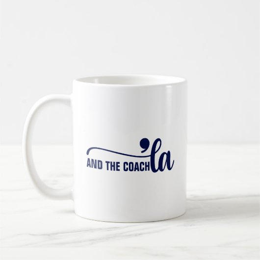 Mug Comma la & Coach | Kamala Harris Coach Blue (Gauche)