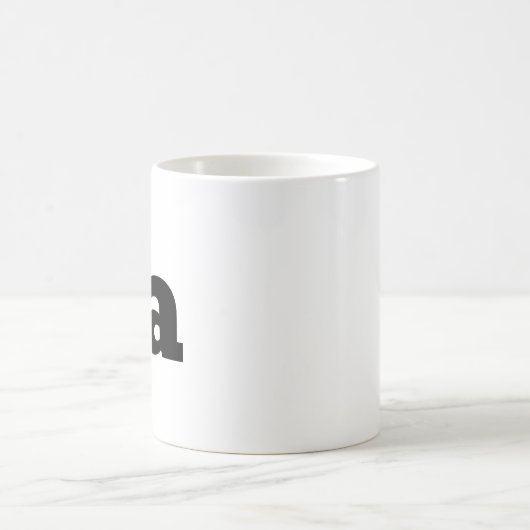 Mug Comma La Kamala Harris - Conception de texte custo (Centre)