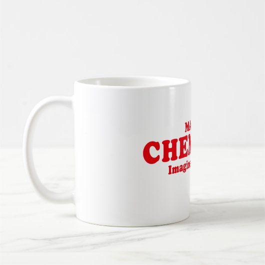 MUG COMMANDANT EN CHIMIE - IMAGINEZ LA RÉACTION (Gauche)