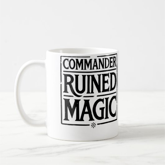 Mug Commandant Magie Détruite (Gauche)