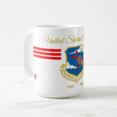 Mug Commande d'air stratégique - l'U.S. Air Force (Devant gauche)