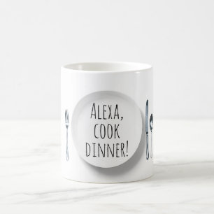 Mug Commande de contrôle Alexa pour le dîner de cuisin