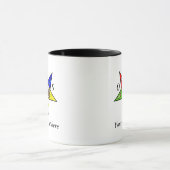 Mug Commande de maçonnerie OES Eastern Star Sister (Centre)