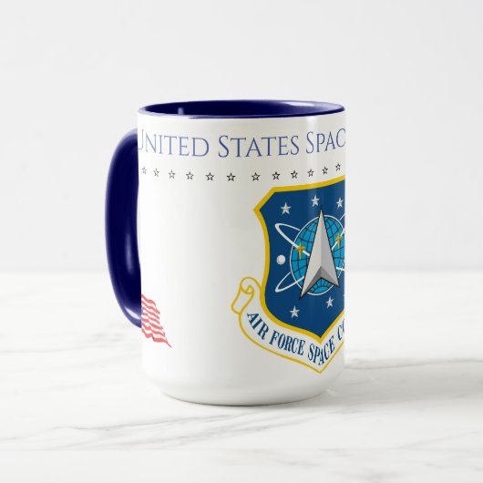 MUG COMMANDE ESPACE USAF (Devant gauche)