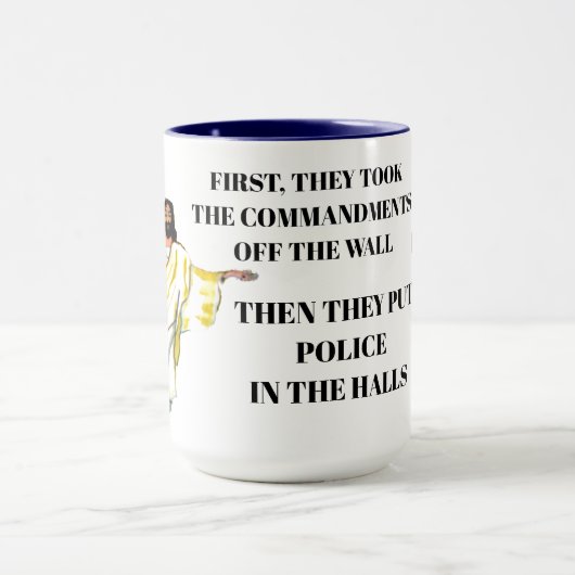 MUG COMMANDEMENTS SUPPRIMÉS DES ÉCOLES (Centre)