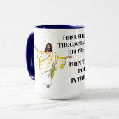 MUG COMMANDEMENTS SUPPRIMÉS DES ÉCOLES (Devant gauche)